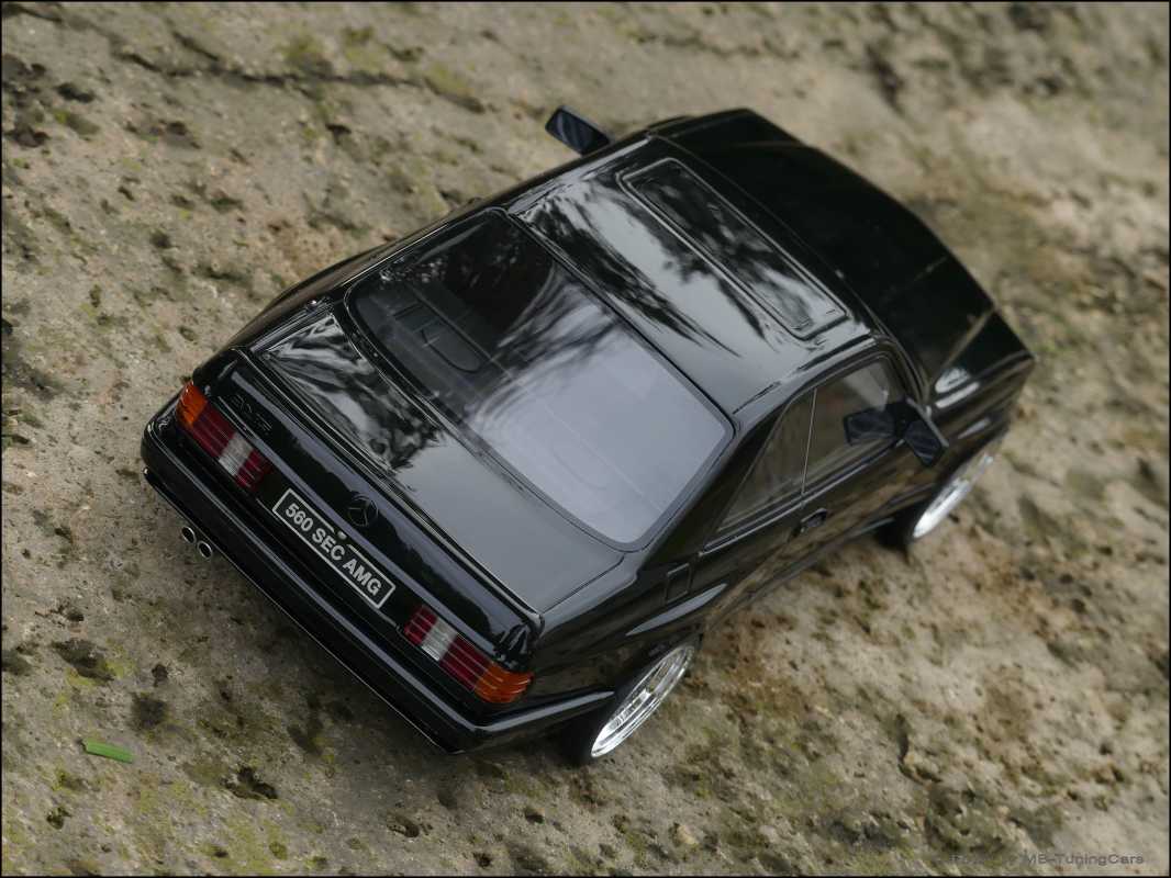 1:18 Mercedes 560 SEC AMG C126 Coupe / WideBody Black-Edition